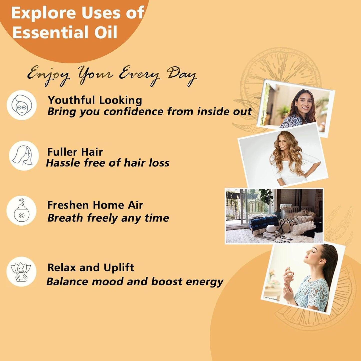 Lemon Essential Oil 1 Oz – 100% Pure Natural Lemon Oil for Cleaning, Diffuser, Skin, Massage & DIY, Fresh Citrus Scent