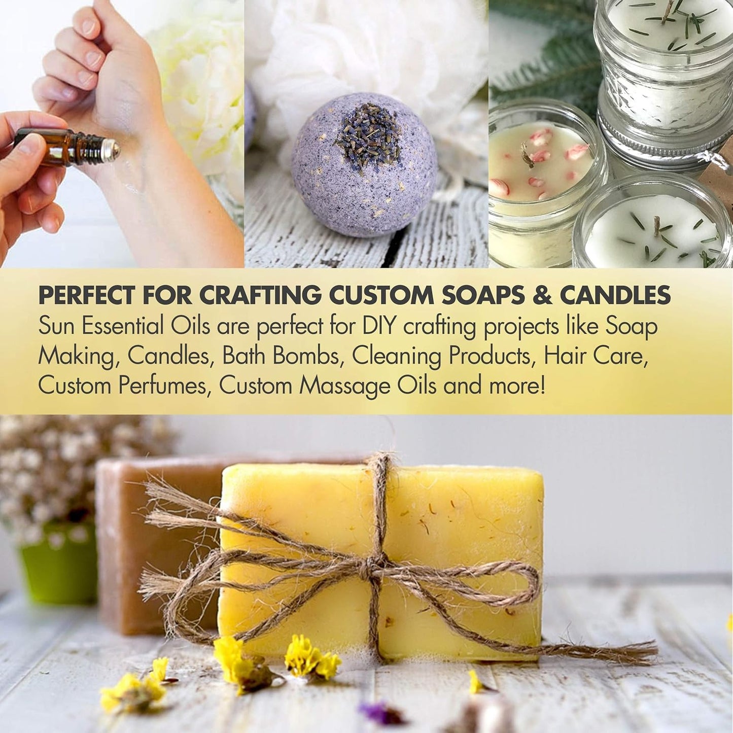 Sun Essential Oils Vetiver Essential Oil, 4 oz, for Aromatherapy – Vetiver Oil