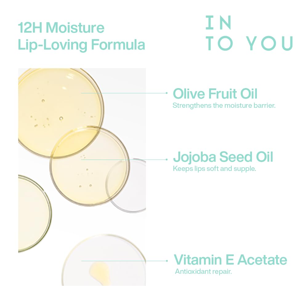 INTO YOU Frozen Glow Lip Balm, Hydrating Lip Gloss, Shine Finish, Nourishing Sheer Tint Pudding Pot with Vitamin E and Seed Oil, Plumping, Moisturizing Lip Makeup, 0.18oz, FB01 Pink Peach