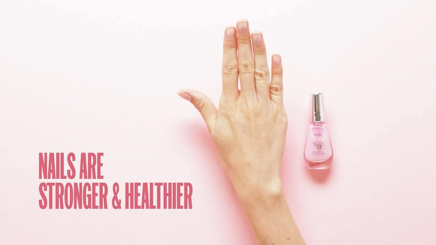 Sally Hansen Treatment Nail Rehab 41054, Nail Strengthener, Nail Hardener 0.33 Oz, Nail Growth Serum, Nail Strengthening Polish, Protection for Damaged Nails, Visibly Healthy Nails, Protect Nails