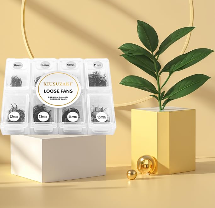 Premade Lash Fans Eyelash Extensions 600 Fans 20D Volume 0.05 Thickness D Curl Mix 8-15mm Fluffy Soft