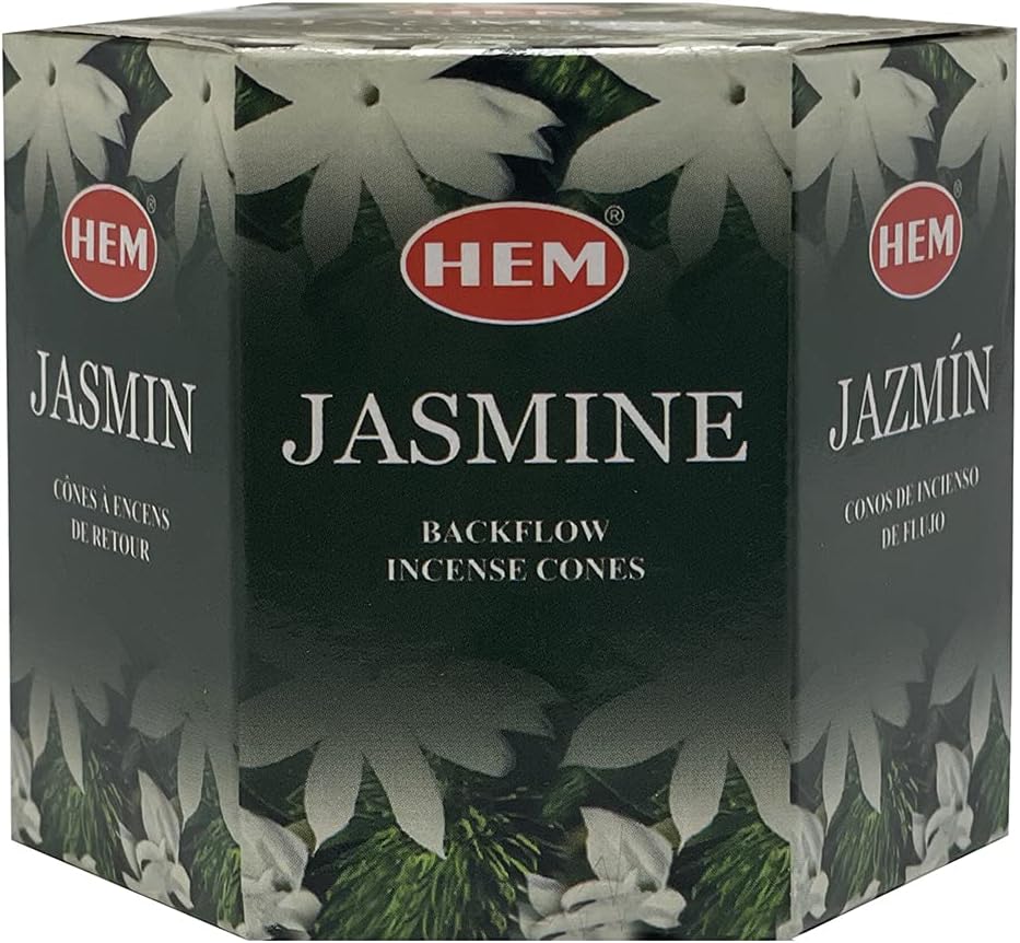 TRUMIRI Jasmine Backflow Incense Cones For Waterfall And Mat Bundle Inciensos Aromaticos|Incienso|Inciense|Insienso