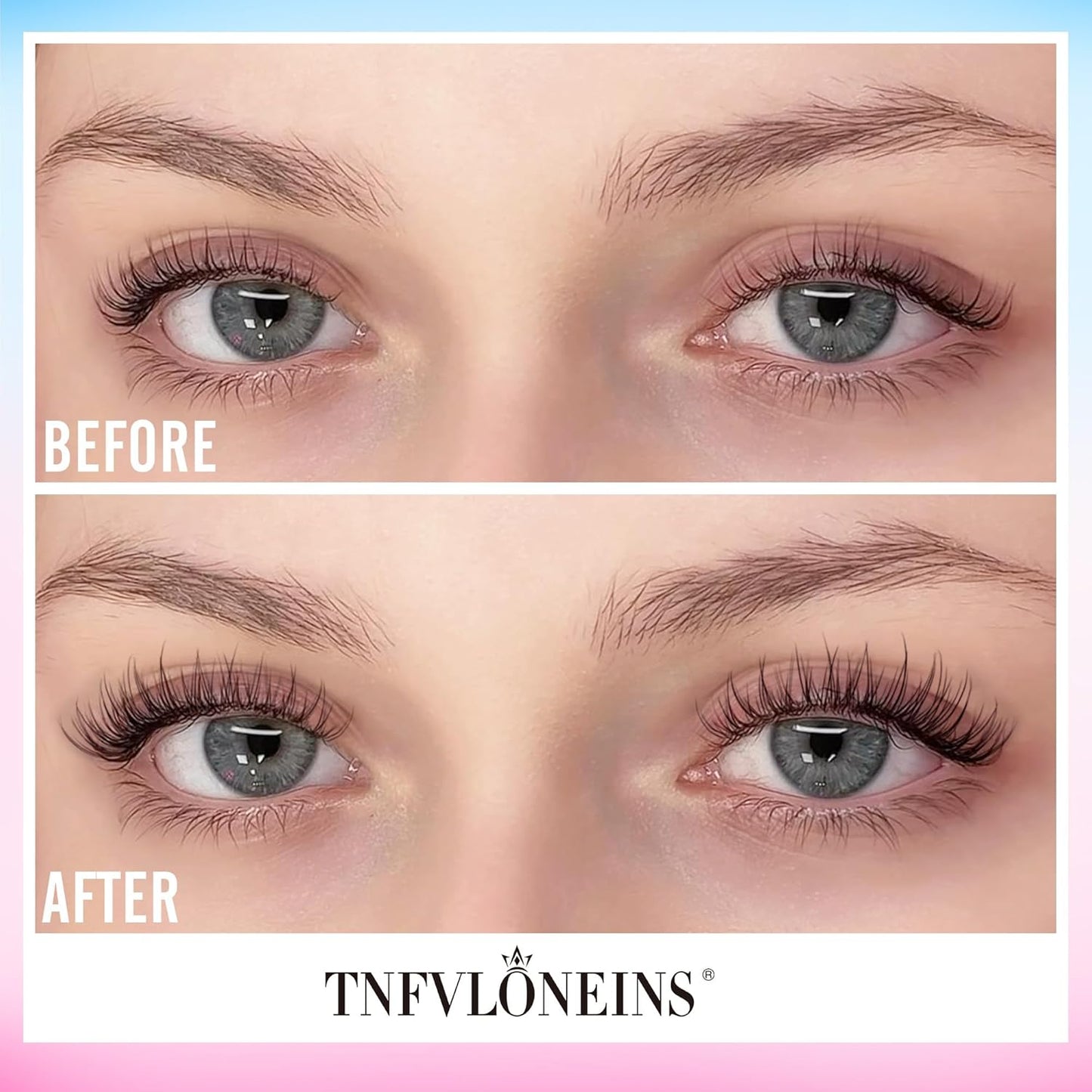 Natural Lash Extension Kit Wispy Lash Clusters Kit 168Pcs Eyelash Extension Kit 9-12MM Eyelash Clusters Lashes Individual Kit with Remover for Lash Extension, Bond and Seal and Tweezers by TNFVLONEINS