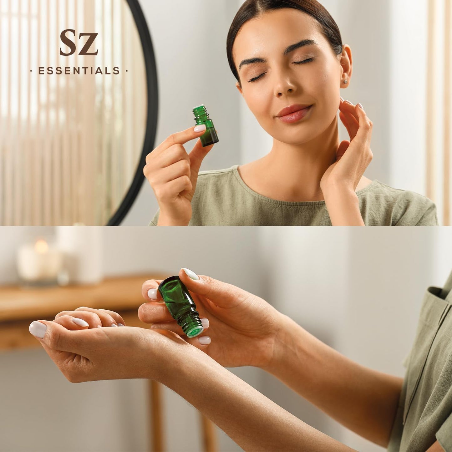 Kaffir Lime Leaf Essential Oil -100% Pure and Undiluted - Extracted from Citrus Hystrix Leaves - Earthy & Citrusy Scent with Fruity Overtones - Therapeutic Grade & Vegan - 0.17oz (5ml)