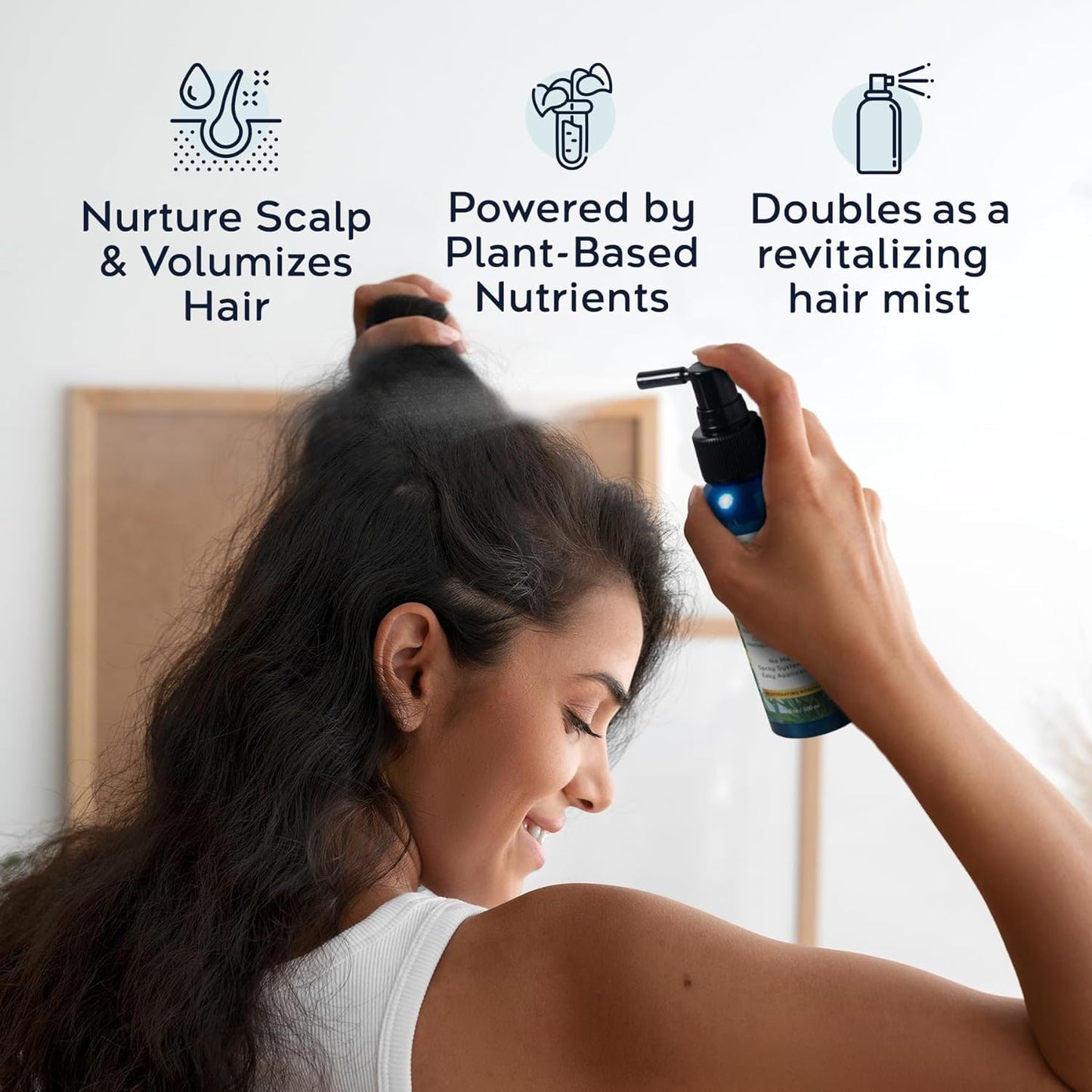 Tree To Tub Rosemary Water Spray for Hair Growth - Fermented Rice Water for Hair Growth Nature's Rosemary Hair Spray & Nourishing Scalp Care