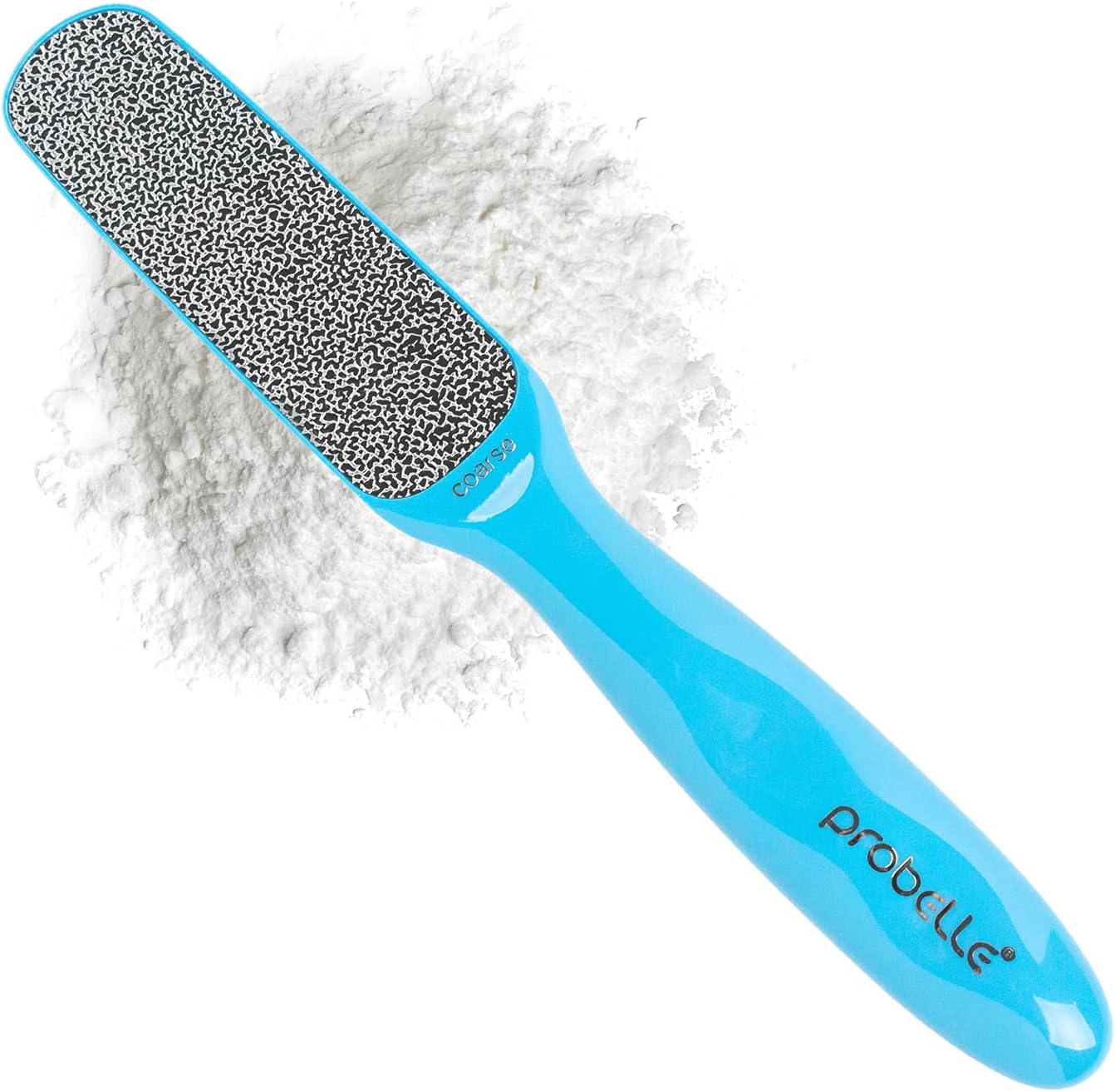 Probelle Double Sided Multidirectional Nickel Foot File Callus Remover - Immediately Reduces calluses and Corns to Powder for Instant Results, Safe Tool (Blue)