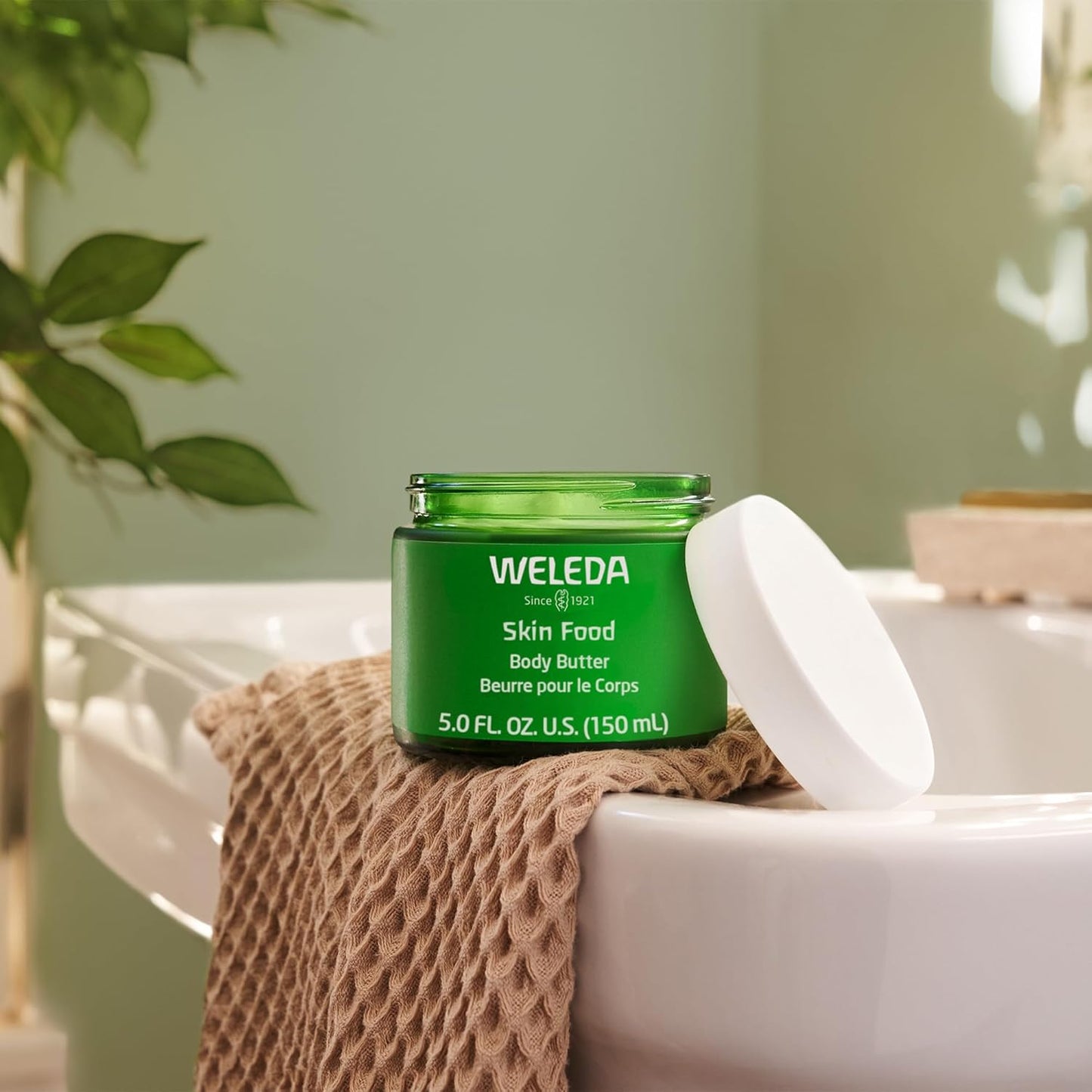 Weleda Skin Food Body Butter 5 Fluid Ounce, Sustainable Glass Jar, Plant Rich Hydrating Moisturizer with Shea and Cocoa Butter, Sweet Almond Oil and Pansy & Skin Food Body Lotion