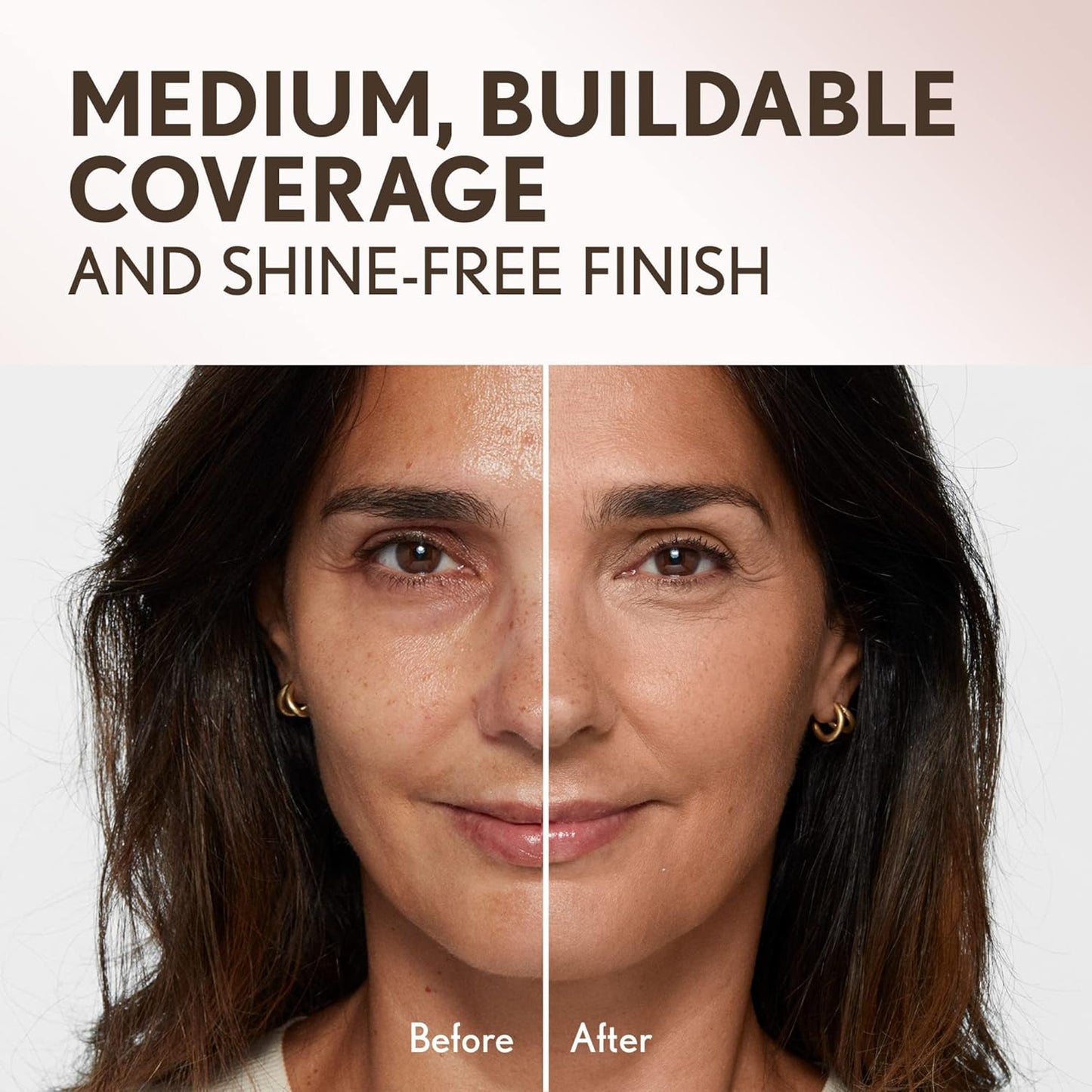 Covergirl Clean Invisible Pressed Powder, Lightweight, Breathable, Vegan Formula, Medium Light 135, 0.38oz